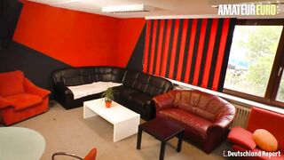 DEUTSCHLAND REPORT – Big Natural Tits German Blonde Mia Bitch Gets Seduced And Fucked – AMATEUR EURO