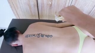 Full Body Massage from Stranger Turns to BIGGEST SQUIRT of Her Life – Masseur CUMS 3 Times to SHAKIN