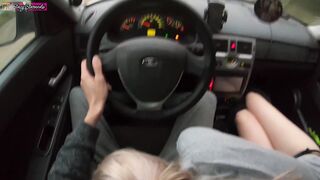 Had To Let a Stranger Fuck Me And Cum inside Me To Get Free Ride – POV & Creampie!