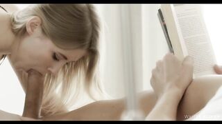 Horny Couple Stops Reading For Sex – Casey A